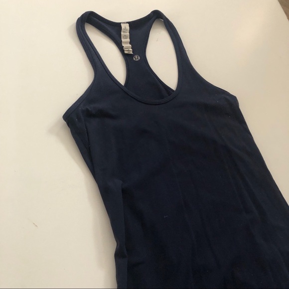 lululemon athletica Tops - Navy Blue Lulu Lemon Tank Top